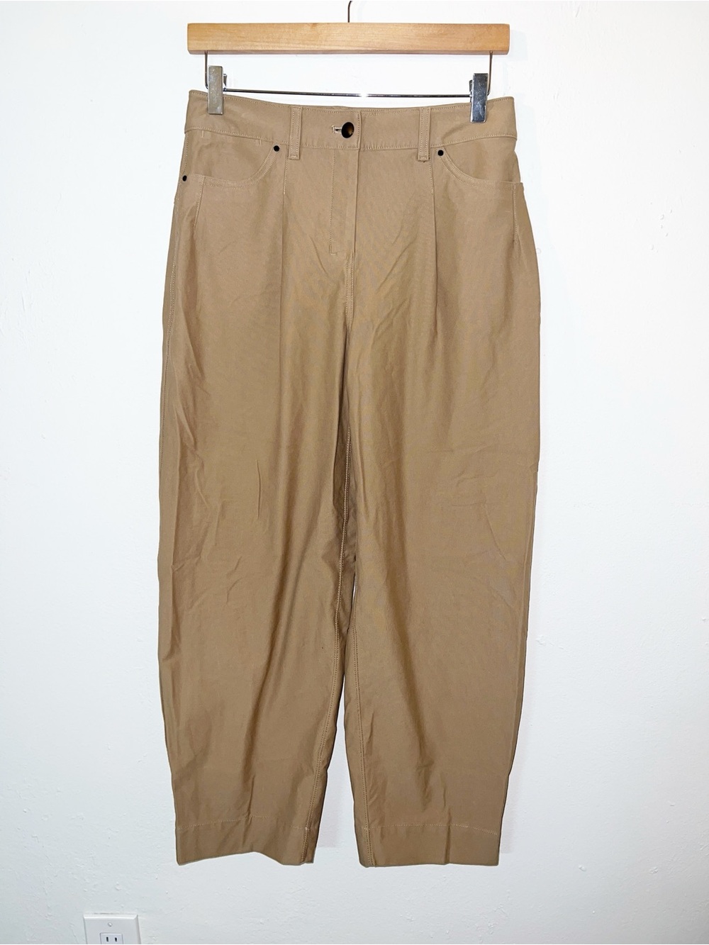 Lululemon City Sleek Mid-Rise Barrel-Leg Pant  Filbert Tan Work Pants